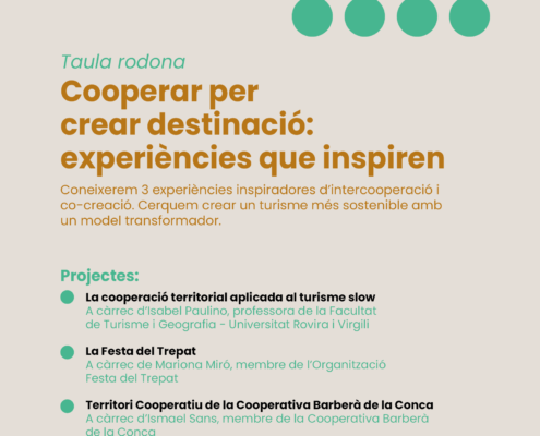 Cartell Taula rodona "Cooperar per crear destinació"