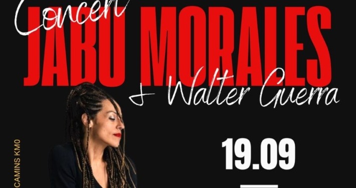 Cartell_concert_Jabu_Morales Concert amb la cantant brasileira Jabu Morales a Barberà de la Conca